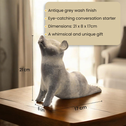 Yoga Pig - Cobra Pose