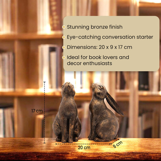 Rabbit Bookends