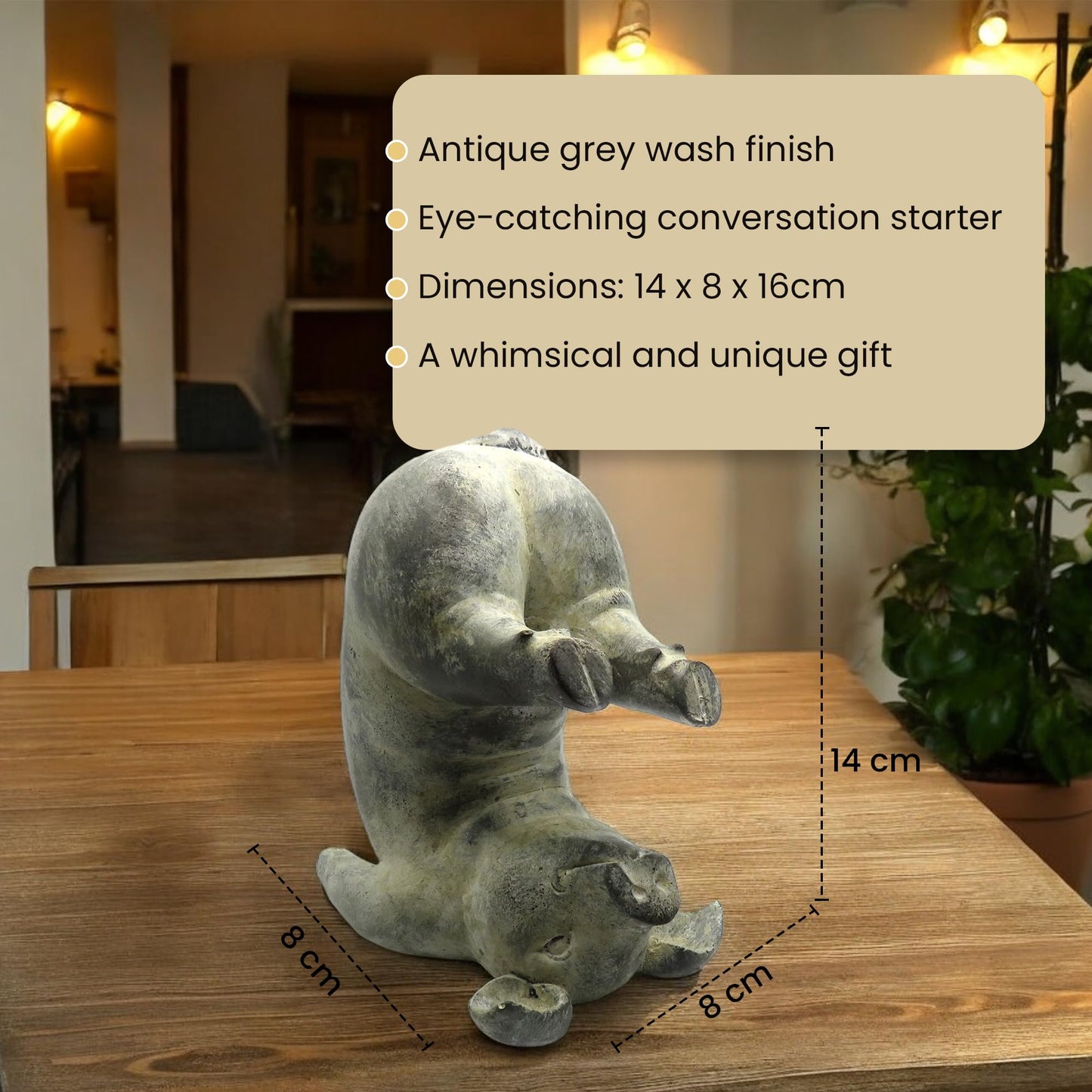 Yoga Pig - Plow Pose