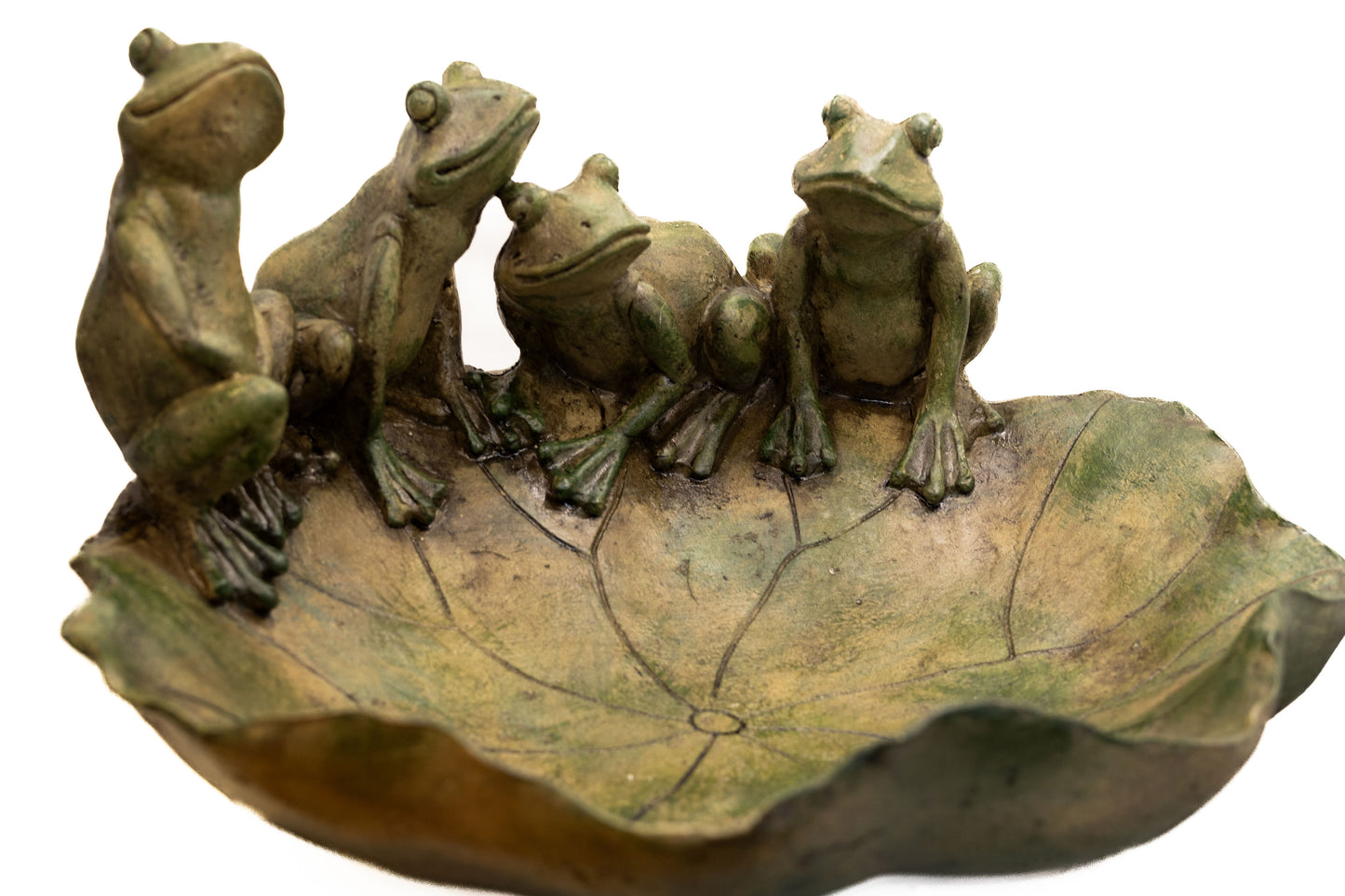 Frogs on a Lily Bowl