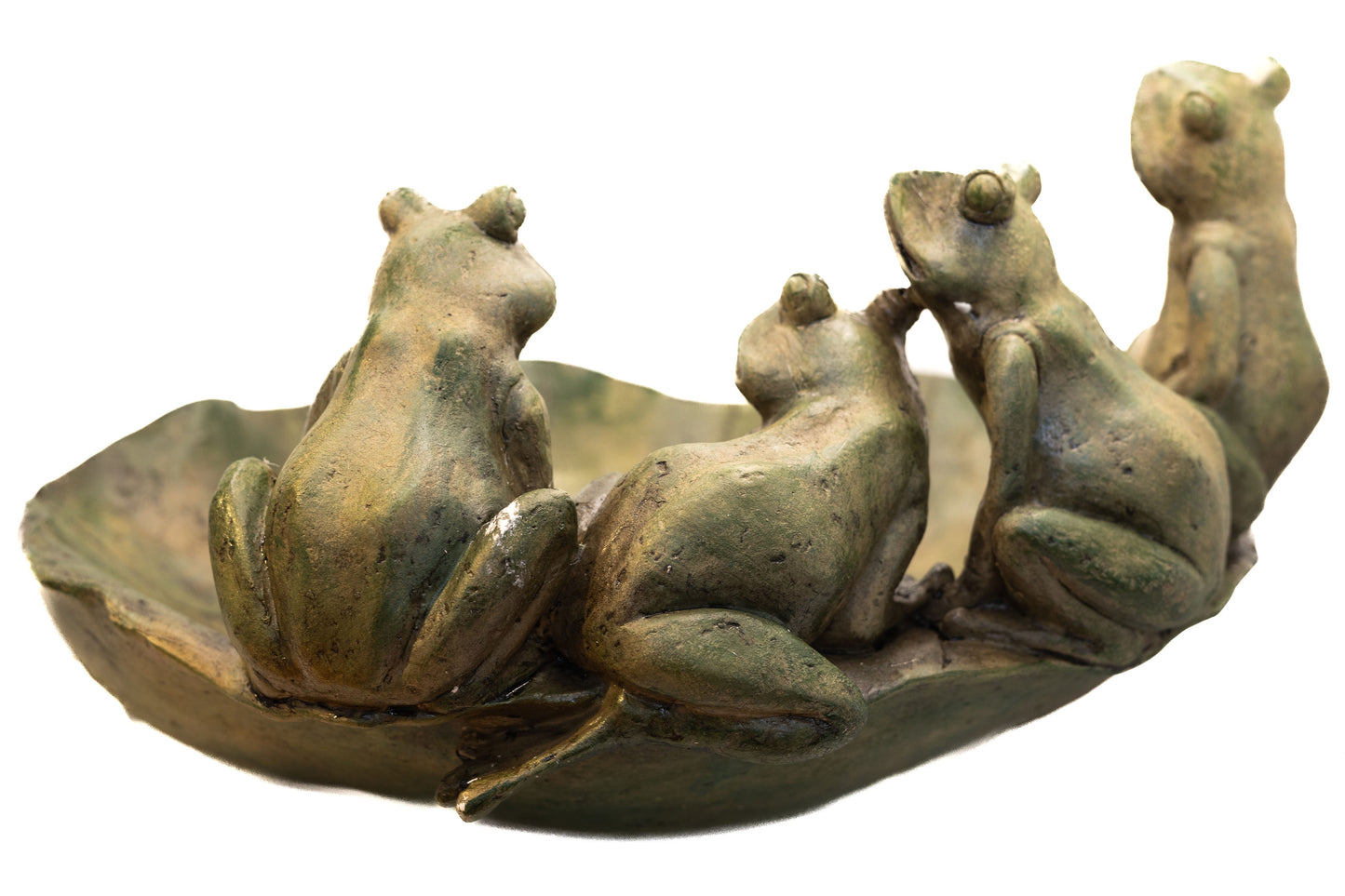 Frogs on a Lily Bowl