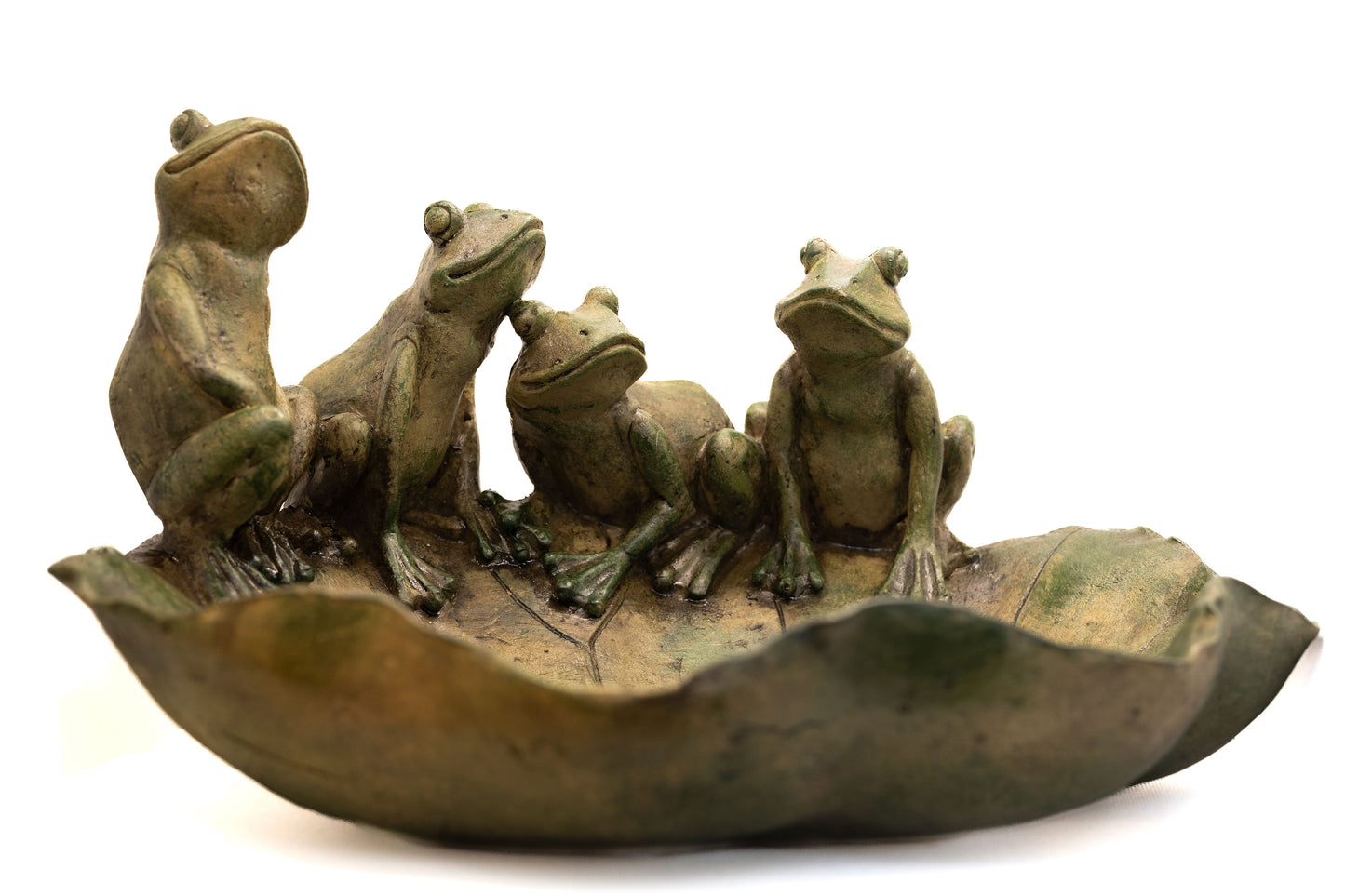 Frogs on a Lily Bowl