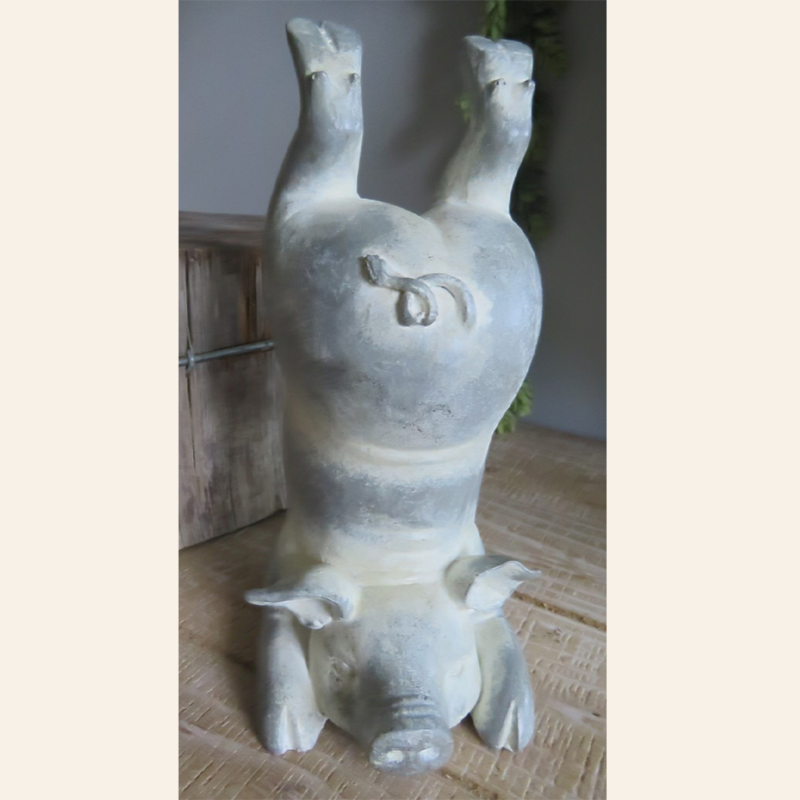 The Three Little Yogis | Set of 3 Yoga Pig Ornaments